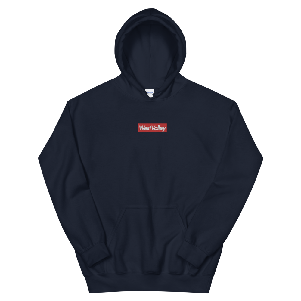 West Valley Box Logo Embroidered Hoodie – Hometown Fitted